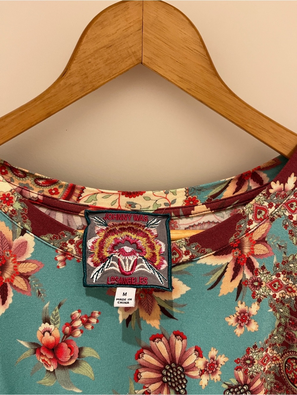 Johnny Was Thena Box Pleat Swing T-Shirt Medium - Picture 2 of 12